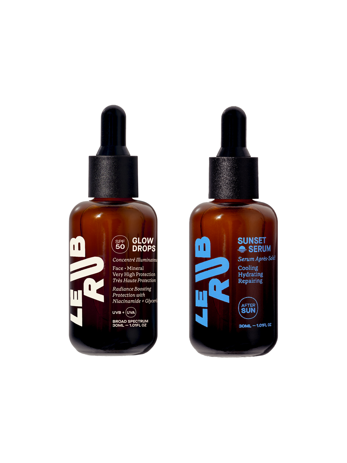 GLOW DROPS SPF50 + SUNSET SERUM