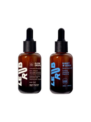 GLOW DROPS SPF50 + SUNSET SERUM