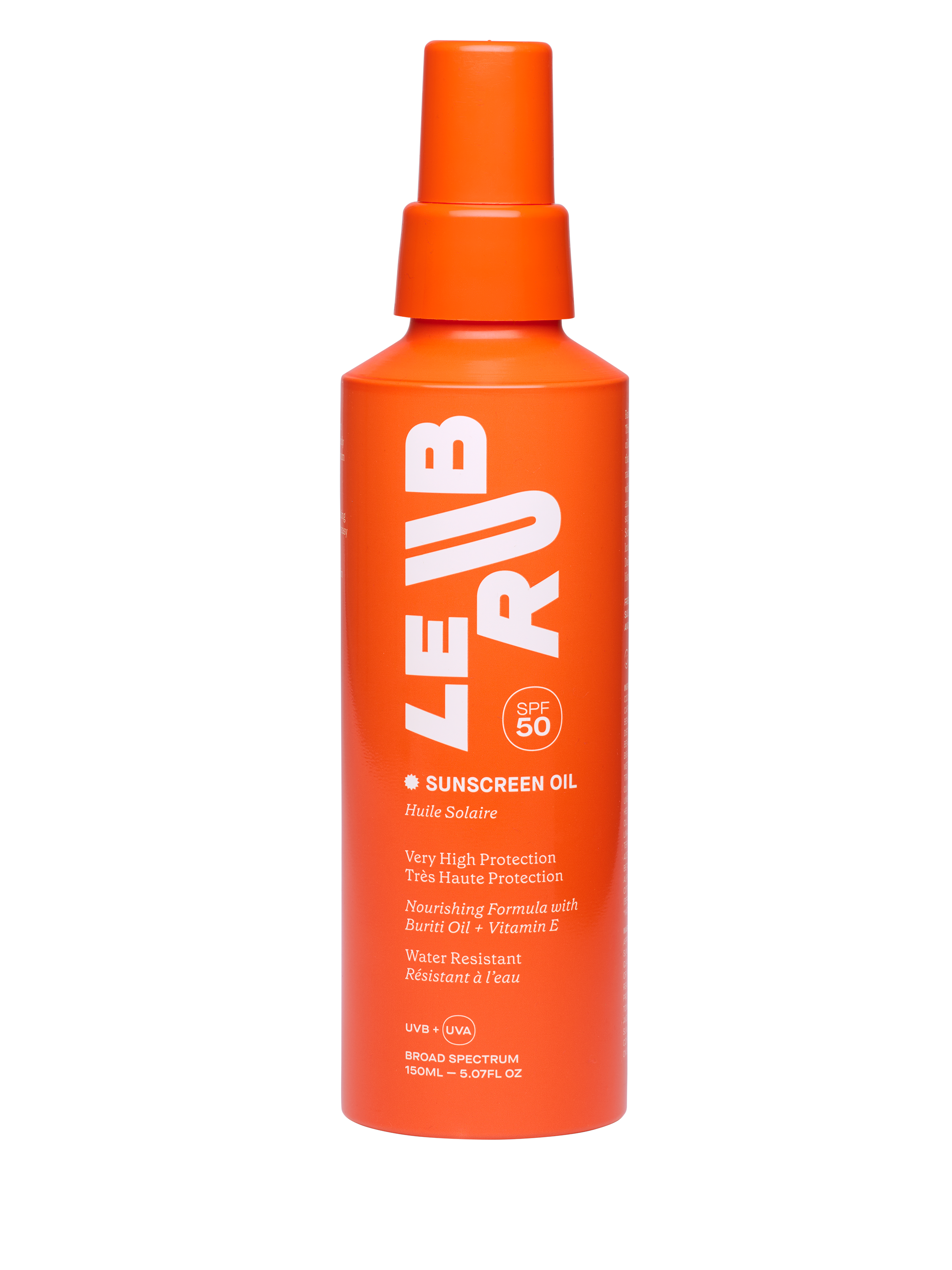 SUNSCREEN OIL SPF50  Le Rub